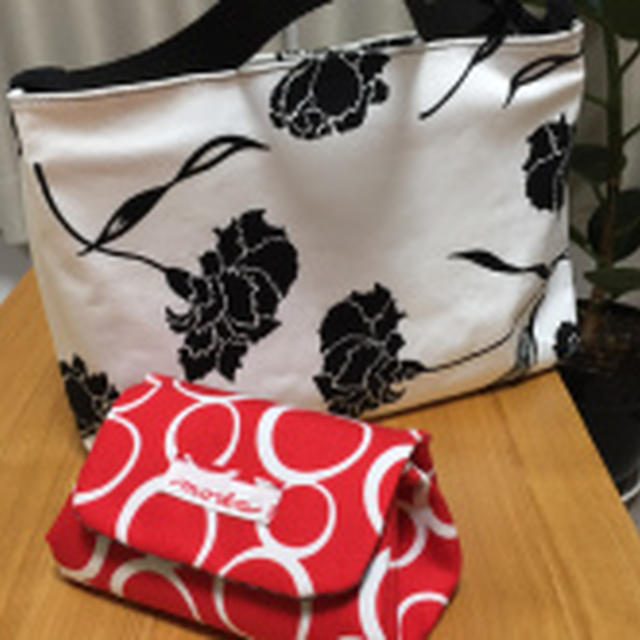 最近作ったもの　「バッグとポーチ」