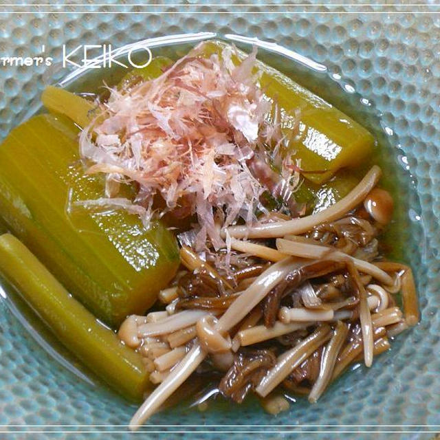 【農家のレシピ】キュウリとエノキの冷たい煮物