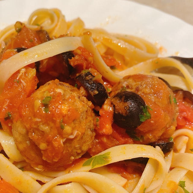 IKEAのミートボールでPasta…..