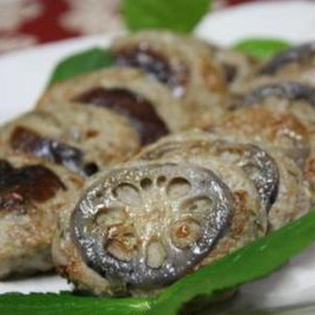 蓮根と豆腐のヘルシーバーグ