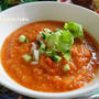 野菜サラダの冷たいスープ☆先週の二番煎じ