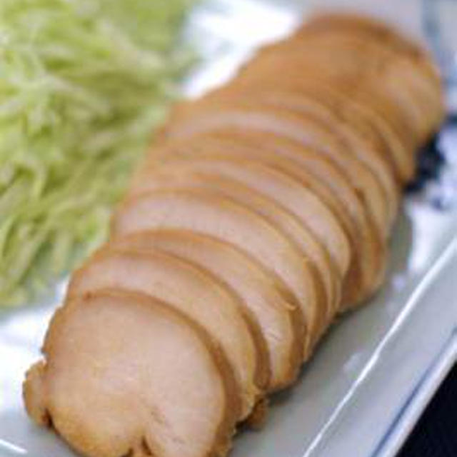塩麴ゆで鶏のチャーシュー風
