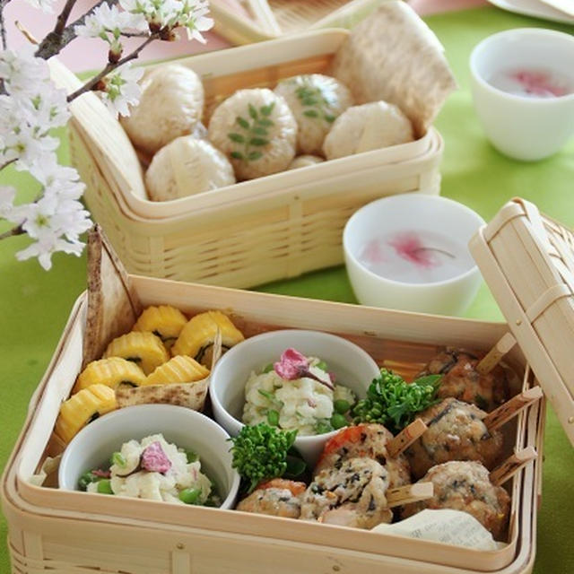 「お花見弁当」　COTTA STYLE連載　&　お弁当本裏話「収納」