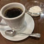 福岡市早良区　庵道珈琲　西新店　ホイップされた生クリームと味わうコーヒー　モーニングもあります