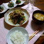 豚肉と野菜のオイスターソース炒めDE晩御飯