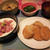 レンジでレタスのめんつゆおひたし ～ さつまいものオイスタソース煮