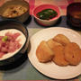 レンジでレタスのめんつゆおひたし ～ さつまいものオイスタソース煮