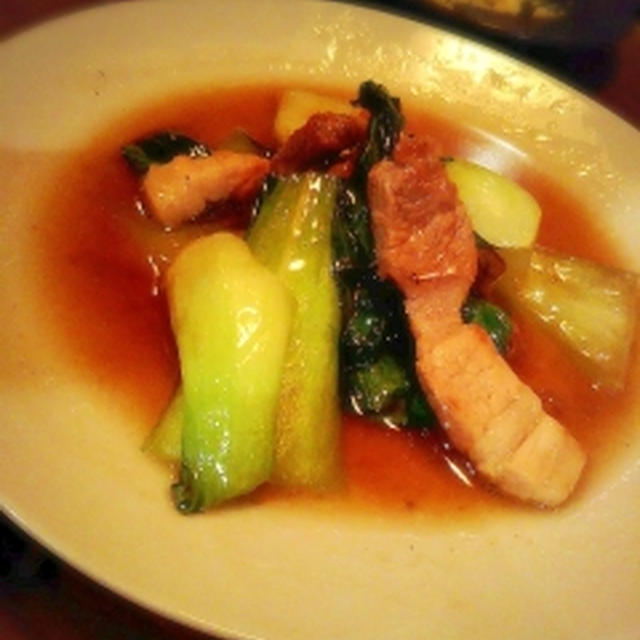 豚と青梗菜の炒め物