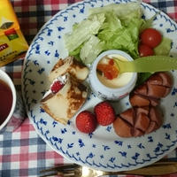 紅茶とひらめき朝食