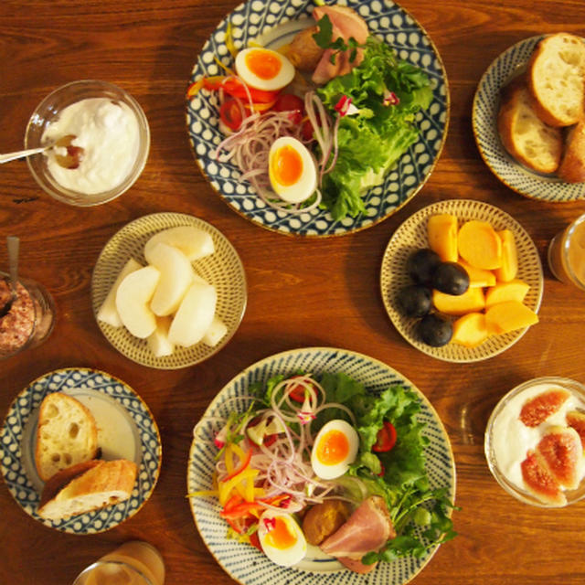 中田窯のお皿と朝ごはん By はなばなさん レシピブログ 料理ブログのレシピ満載