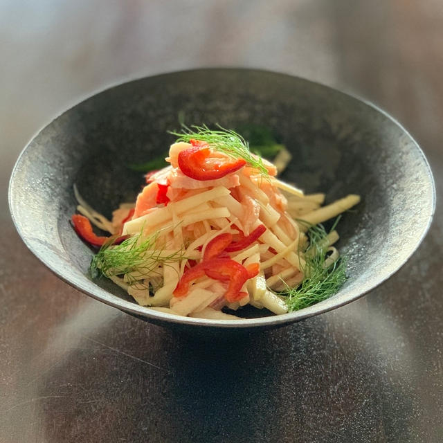 キレイを作る食卓〜かぶとロースハムの辣油和え（ハウスのスパイスでお料理上手）〜