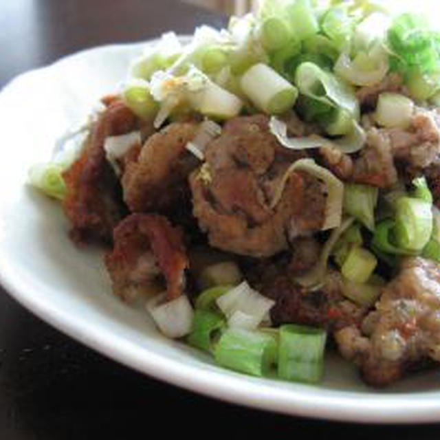 薄切り肉のゆかり揚げ☆ネギポンで