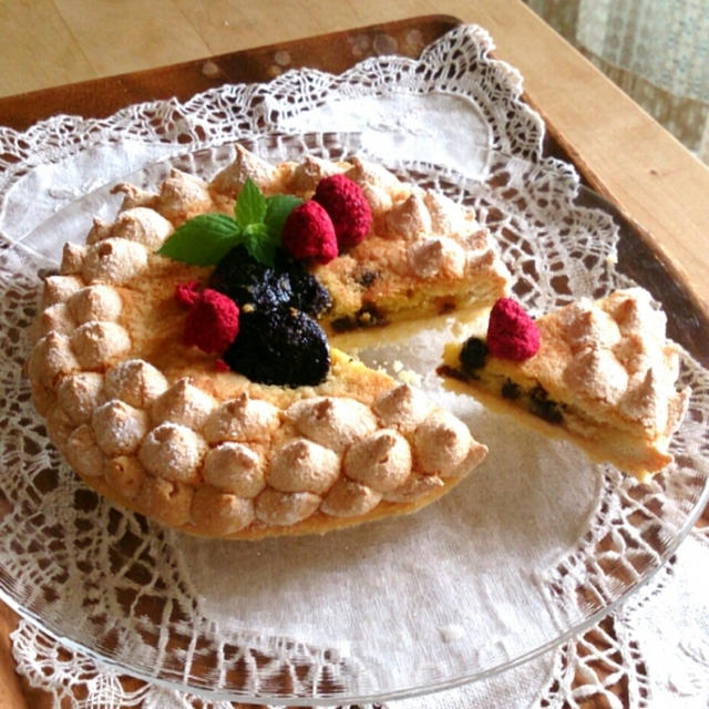 ドライいちじくとアーモンドのパイ♪