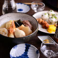 「冷たいおでんと茶豆おにぎり」 by ほ助さん