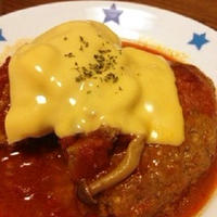 イタリアン風味のふわふわ豆腐ハンバーグ♬