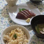 春を食す～たけのこごはん＆ふきの青煮～