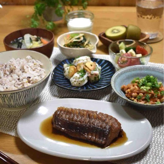 【レシピ】カスベの煮付け✳︎お袋の味✳︎煮魚✳︎ホッとする〜