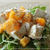 柿とお豆腐の胡麻ダレサラダ