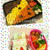3色丼弁当・ジャムロールサンド弁当