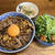 ビビンバ丼とサラダ