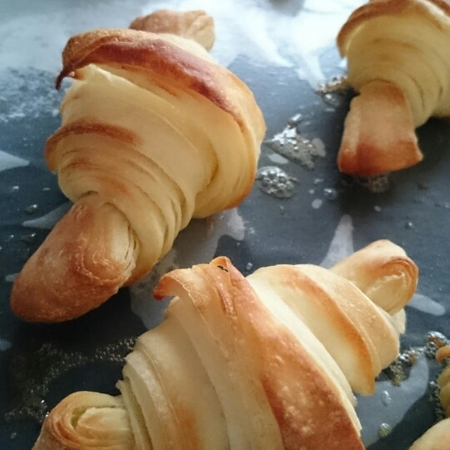 クロワッサン作り！