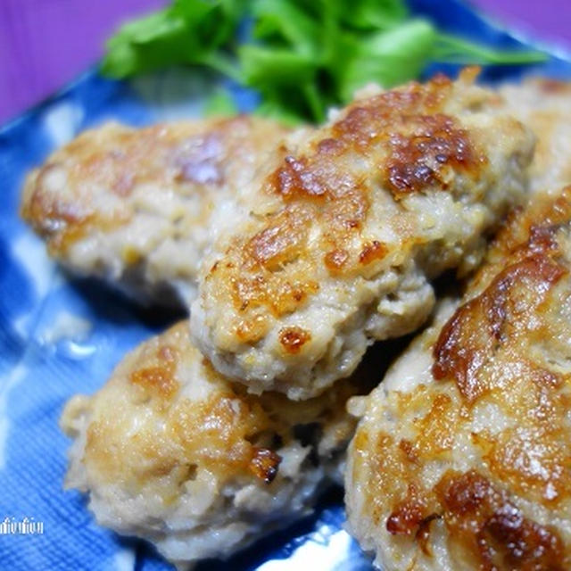 豚肉とレンコンのつくね♪食感が楽しい