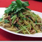 めんつゆで簡単和風パスタ
