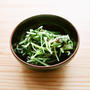 【野菜ひとつ】水菜の速攻煮びたし　冷やしておひたし