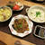 麻婆茄子＆水餃子の夜ご飯　と　『八重桜』の街路樹♪