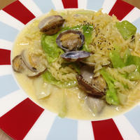 早茹でパスタでスープパスタ♪