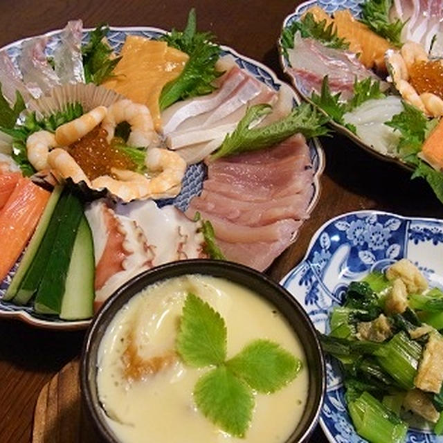 節分の夕食　＆　ケーニヒスクローネの福ロール
