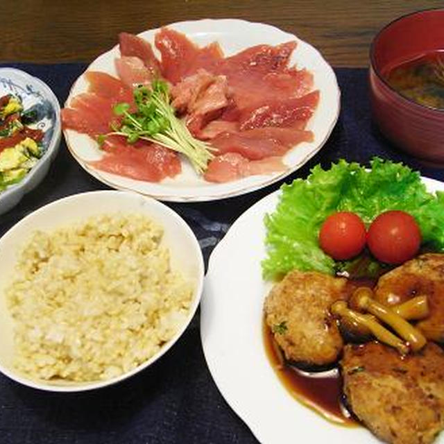 激安マグロのアラでつくね＆雨のだんじり祭り