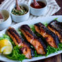 桜鱒（鮭でも）の塩焼きと３種のソースでお魚が楽しくなるレシピ【どさんこワイドさんより】