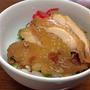 昼ごはんに「中華風鶏丼」
