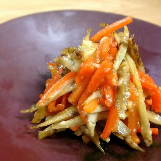 塩麹で塩きんぴら