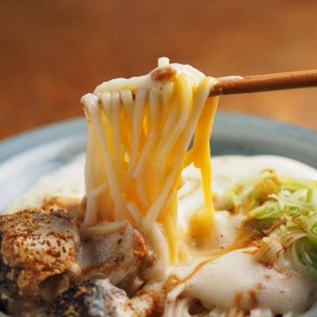 レシピブログ、サバ納豆釜玉うどん、サバ水煮缶詰アレンジレシピ。サバ缶がない！