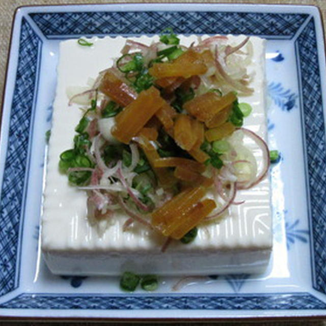 からすみと香味野菜を載せた冷奴 By 仁平さん レシピブログ 料理ブログのレシピ満載