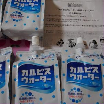 【モラタメ】「カルピスウォーター」口栓付きパウチ 6本