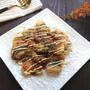 イサキ（魚）の天ぷらに焼肉のたれ&ポン酢だれとマヨがけ