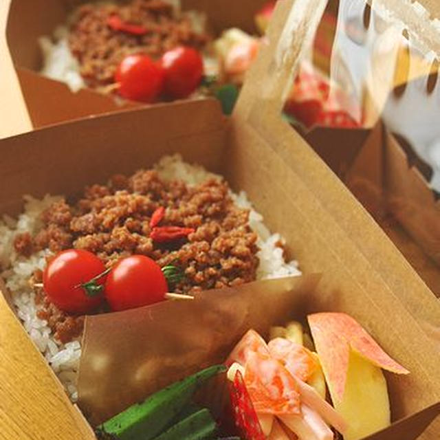 そぼろのお弁当