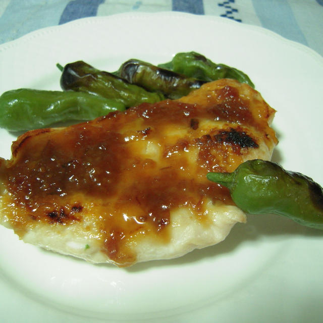 鶏肉の梅みそ焼き