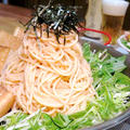 今日の晩御飯/かば田食品・めんたい入ソース「めんスパッソ」で作る「明太パスタ」が、簡単なのに本格的で美味しかった。