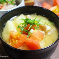【ぎふベジ】トマト編②　～　夏バテ対策に！トマトと冬瓜で夏の薬膳おみそ汁・薬膳解説付き。