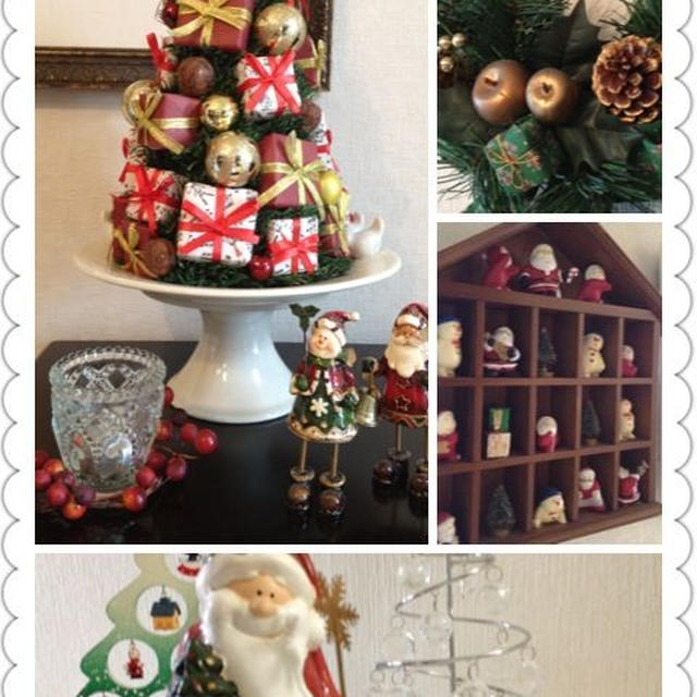 少しだけクリスマスの飾りを・・・