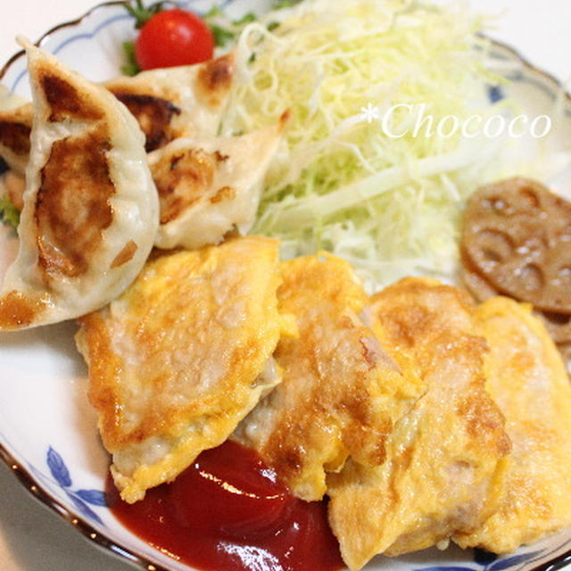 ポークピカタで晩御飯　お弁当