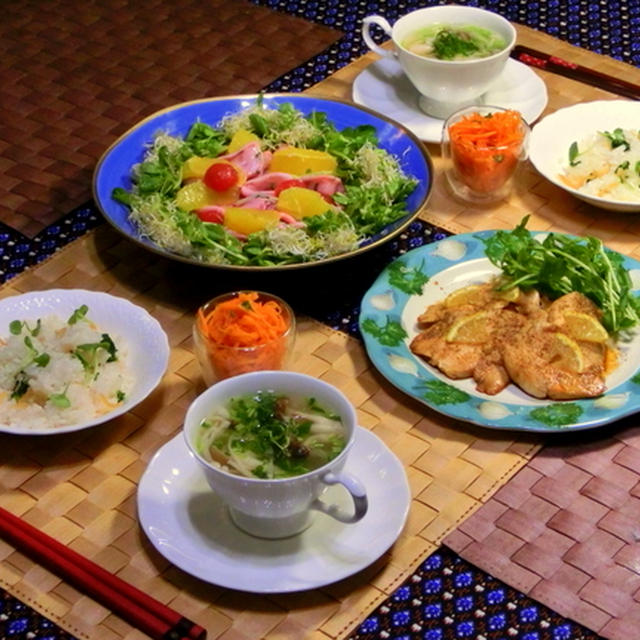 簡単ヘルシーな夕飯♪
