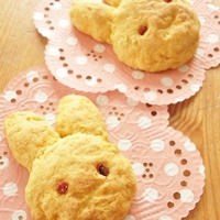 ＧＡＢＡＮピンクペパーでウサギちゃんクッキー