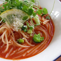 「伊藤園・1日分の野菜」で冷製カッペリーニ