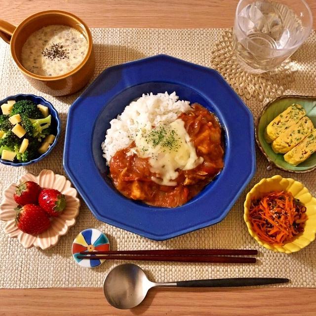 182.晩ごはんレシピ：無水トマトチキンカレー