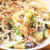 手打ち蕎麦でラー油肉蕎麦